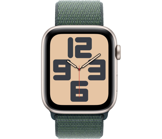 Apple Watch SE 2 44/Złote Aluminum/Zielona Opaska GPS - 1278032 - zdjęcie 2